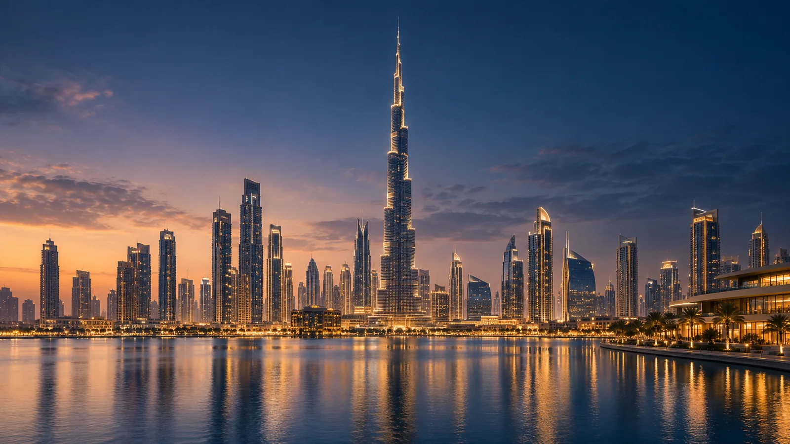مشهد بصري مستوحى من دبي، الإمارات
